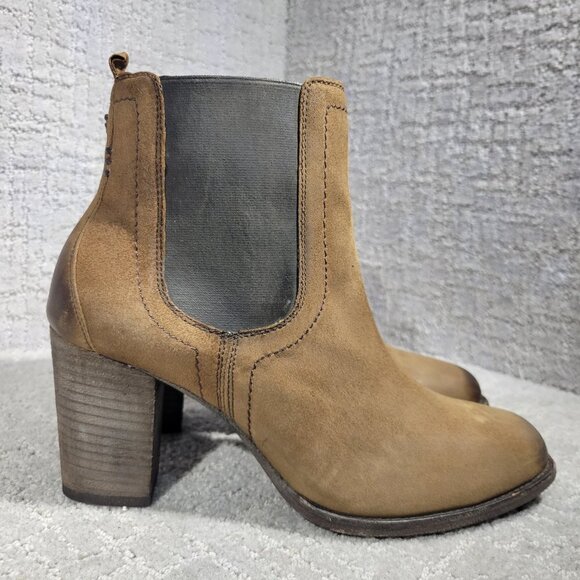 Trask Vaden Women's Size 10M US Brown Leather Chelsea Ankle Bootie Boots 36-0940 - Picture 5 of 12